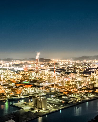 工場夜景